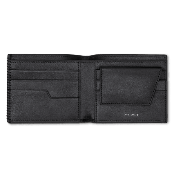 Davidoff HOME RUN Wallet 7CC + 4P + Coin - Black