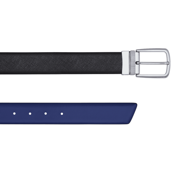 Davidoff PARIS Belts Reversible - Black / Blue