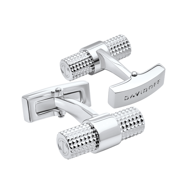 davidoff PARIS Cufflinks Barrel - Rhodium