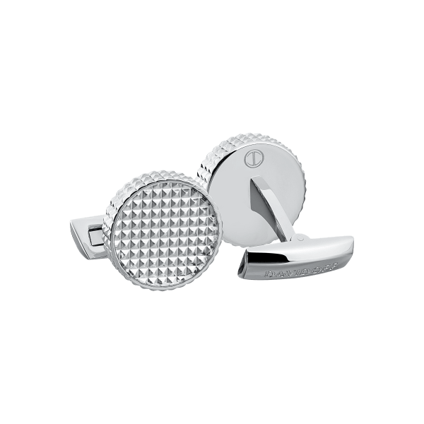 davidoff PARIS Cufflinks Round - Rhodium