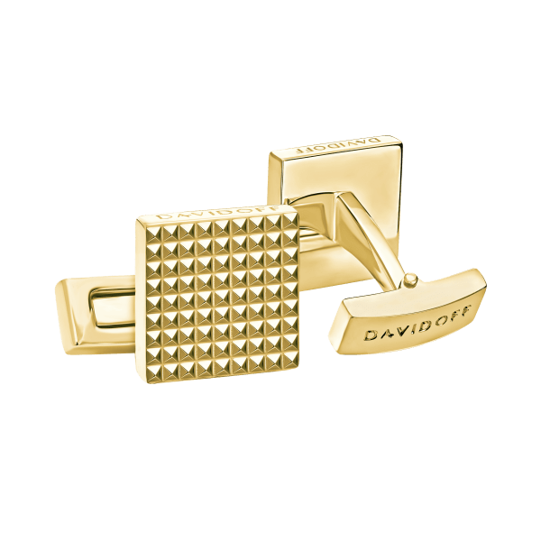 davidoff PARIS Cufflinks Square - Light Gold