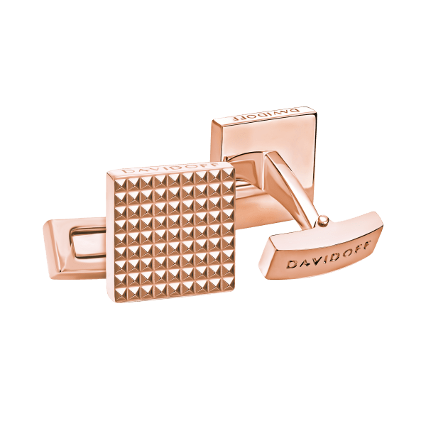 davidoff PARIS Cufflinks Square - Rose Gold