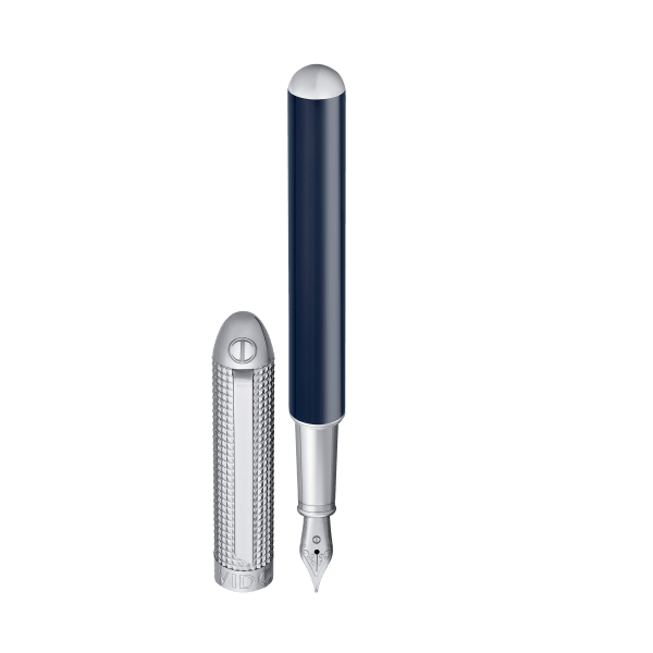 davidoff PARIS Fountain pen Blue - Silver