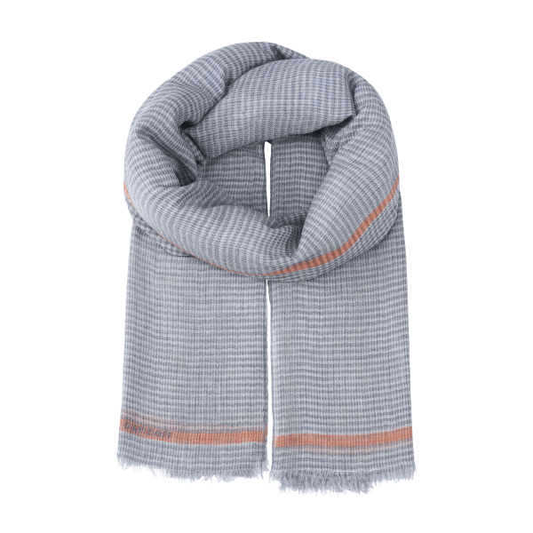 Davidoff PARIS Scarf Grey - Orange