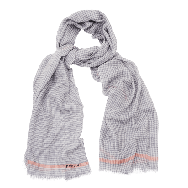 davidoff PARIS Scarf Grey - Orange