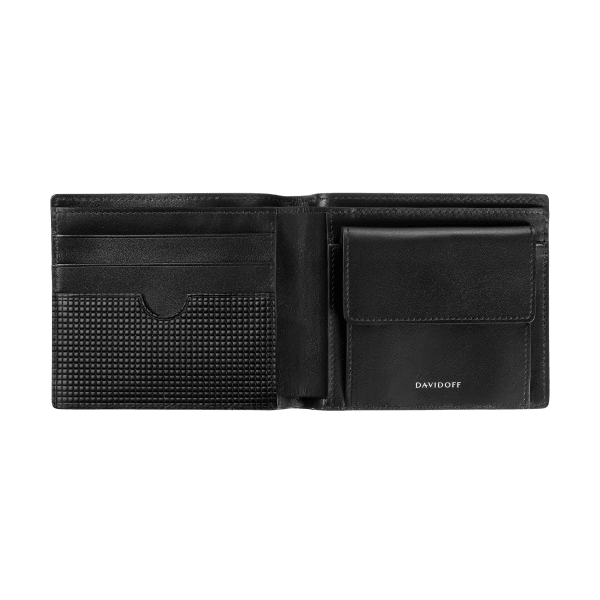 Davidoff PARIS Wallet 3CC + 2P - Black