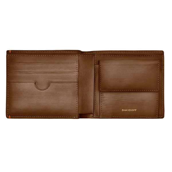 Davidoff VENICE Wallet 3CC + 2P - Cognac
