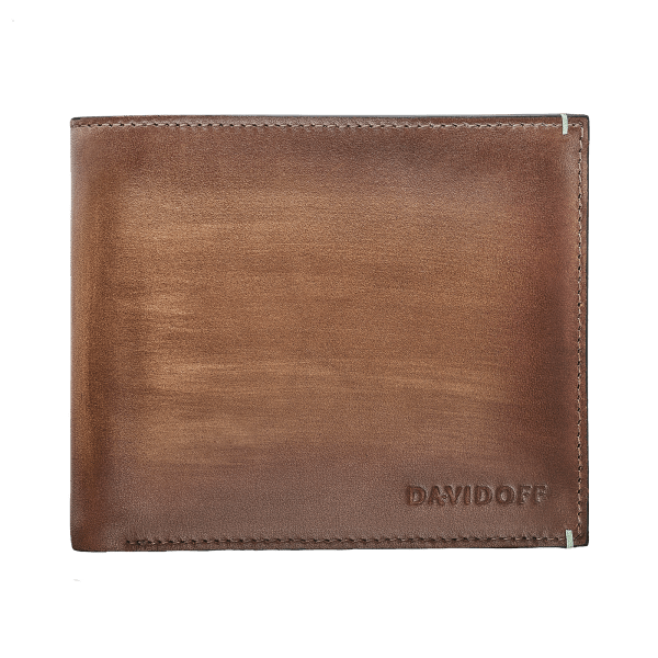 davidoff VENICE Wallet 3CC + 2P - Cognac