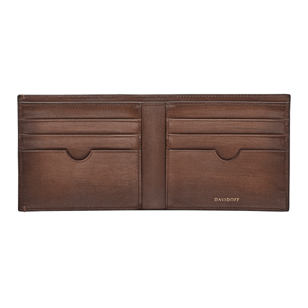 Davidoff VENICE Wallet 6CC + 2 Pockets - Brown