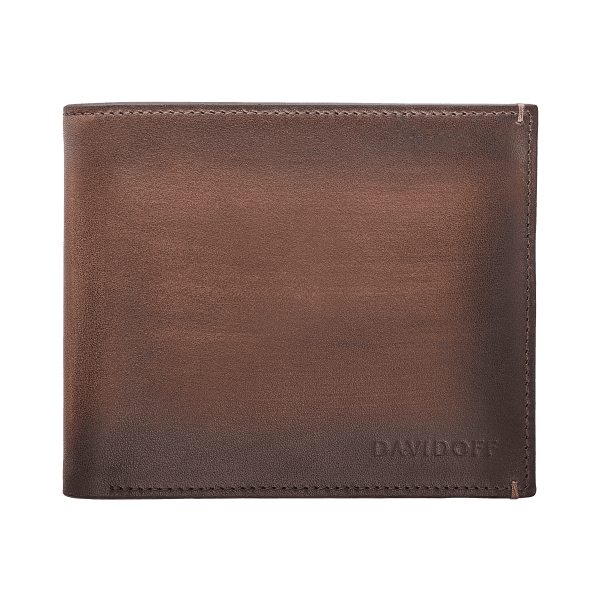 davidoff VENICE Wallet 6CC + 2 Pockets - Brown