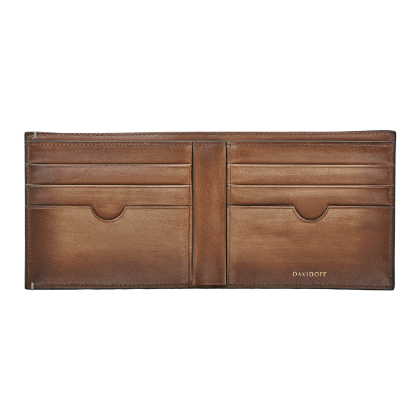 Davidoff VENICE Wallet 6CC + 2 Pockets - Cognac