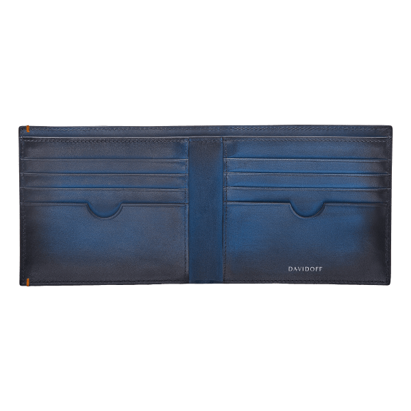 Davidoff VENICE Wallet 8CC + 2 Pockets - Blue