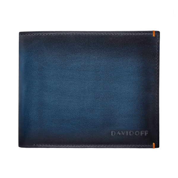 davidoff VENICE Wallet 8CC + 2 Pockets - Blue
