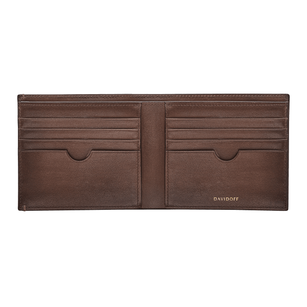 Davidoff VENICE Wallet 8CC + 2 Pockets - Brown