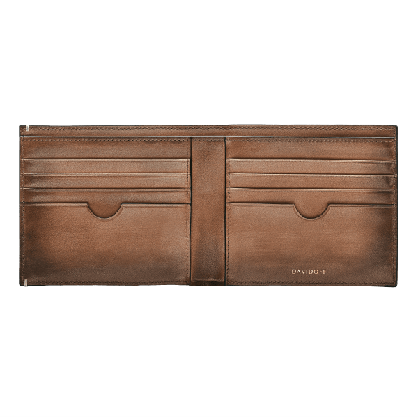 Davidoff VENICE Wallet 8CC + 2 Pockets - Cognac