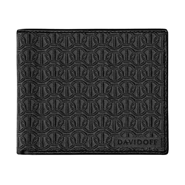 davidoff ZINO Wallet 3CC + 2 Pockets - Black