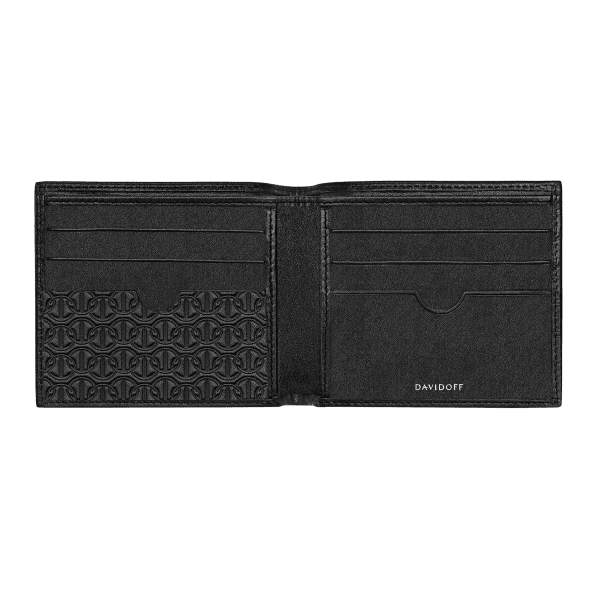 Davidoff ZINO Wallet 6CC + 2 Pockets - Black