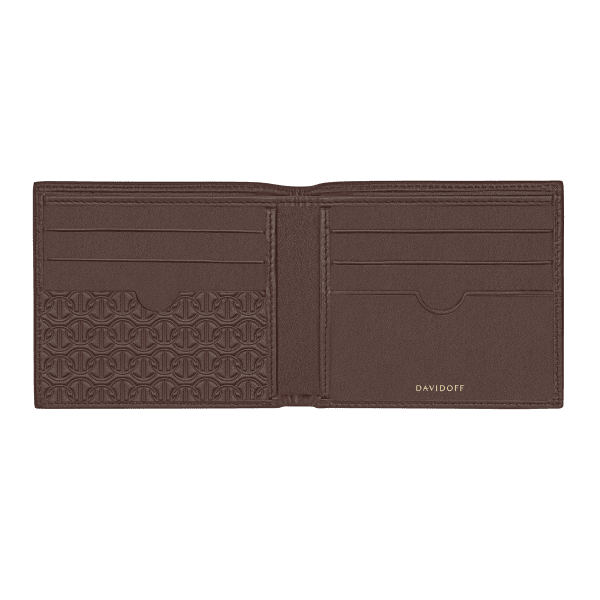 Davidoff ZINO Wallet 6CC + 2 Pockets - Brown