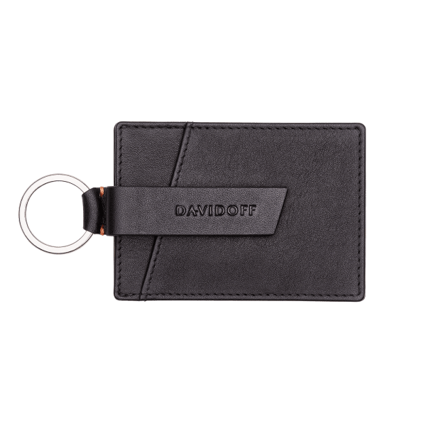 davidoff ESSENTIALS Credit Card holder 1CC + 1WN - Black