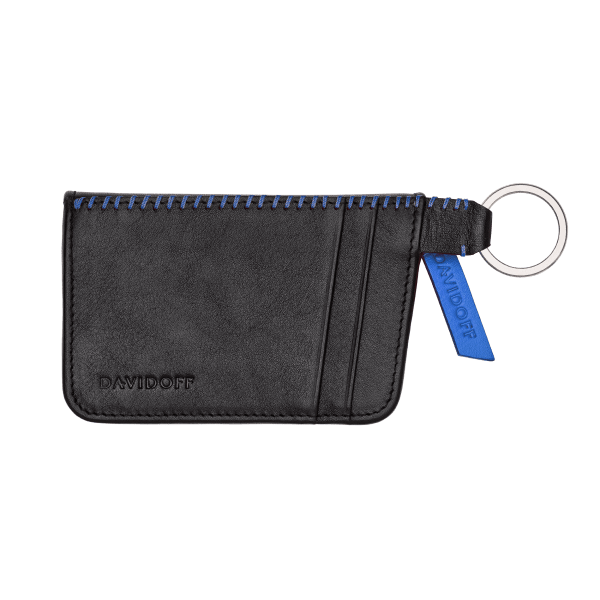davidoff HOME RUN Credit Card Holder 2CC + 1P - Black/blue