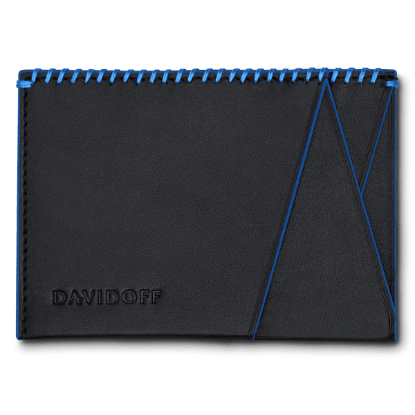 davidoff HOME RUN Credit Card Holder 4CC - Black/Blue