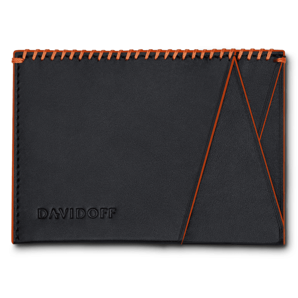 davidoff HOME RUN Credit Card Holder 4CC - Black/Orange