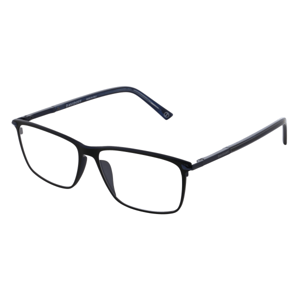 davidoff Optical frames - Full Titanium Matt black / matt dark blue