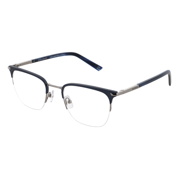 davidoff Optical frames - Iconic Matt dark grey-blue / shiny silver