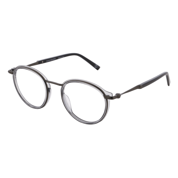 davidoff Optical frames - Titanium/Acetate Combi Matt gun / x'tal light grey