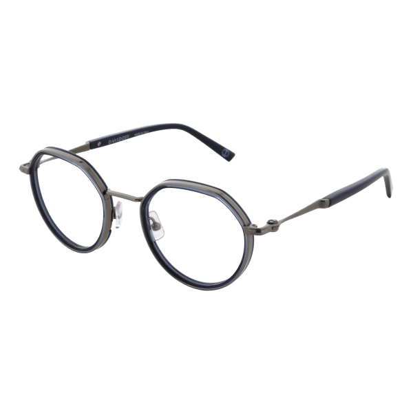davidoff Optical frames - Titanium/Acetate Combi Shiny gun / x'tal dark blue