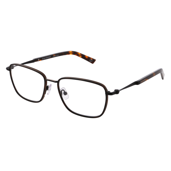 davidoff Optical frames - Windsor Rim Matt black / dark brown havanna