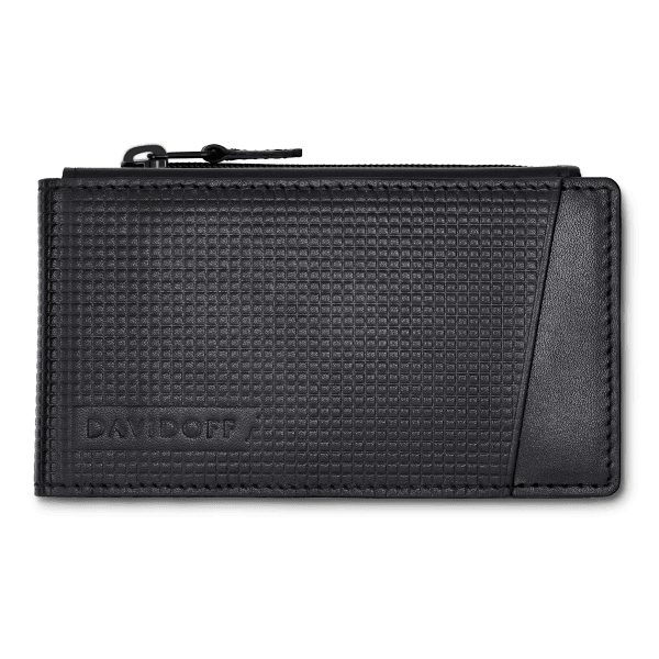 davidoff PARIS Credit card holder 6CC + 1WN + Zip - Black