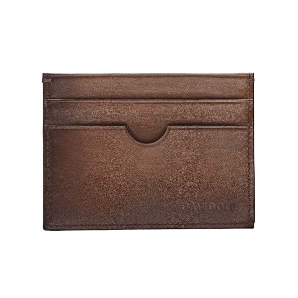 davidoff VENICE Credit Card Holder 4CC + 1 Pocket - Brown