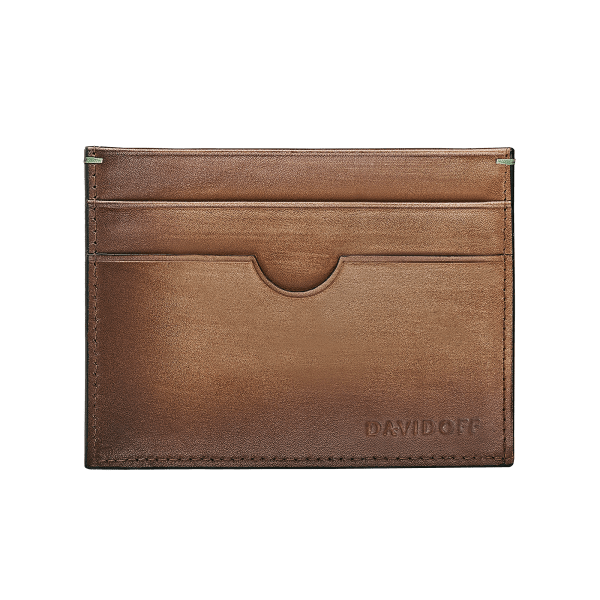 davidoff VENICE Credit Card Holder 4CC + 1 Pocket - Cognac