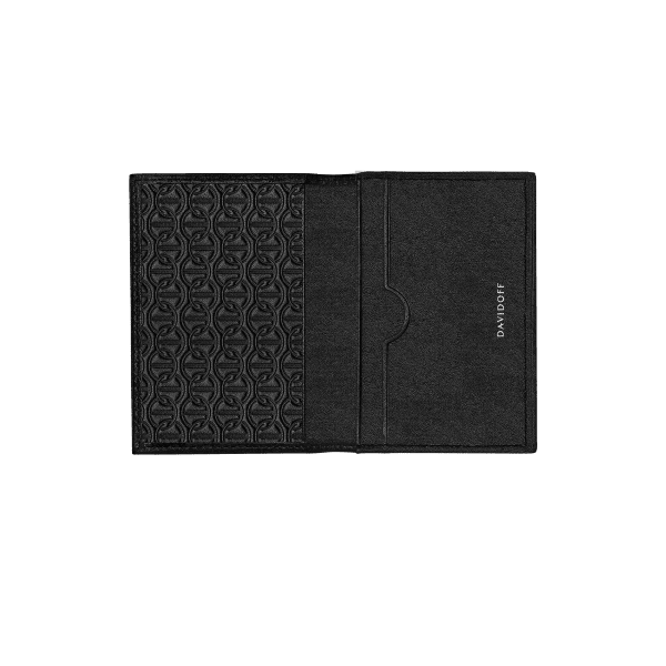 Davidoff ZINO Credit Card Holder 2CC + 1 Pocket - Black