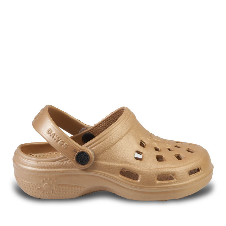 dawgs Kids' Beach Dawgs Clogs - Gold