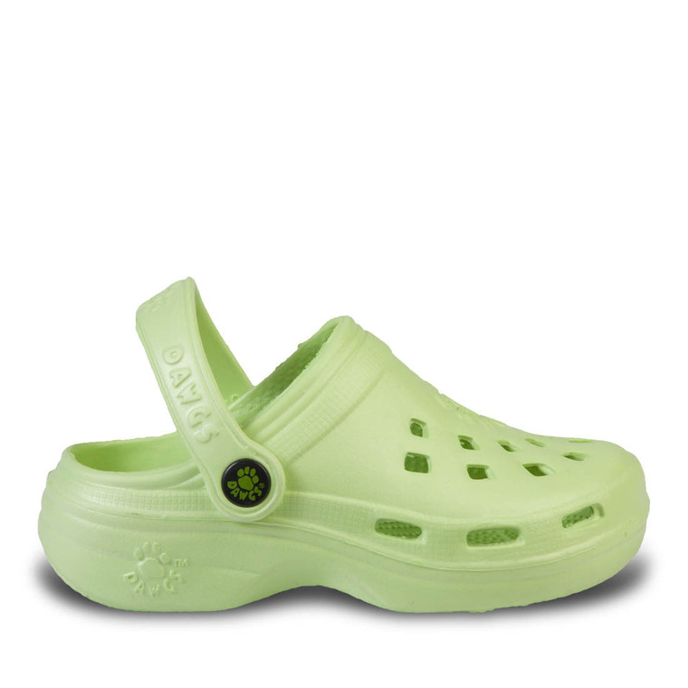 dawgs Kids' Beach Dawgs Clogs - Lime Green