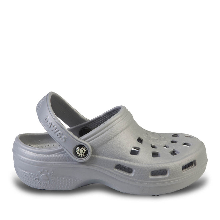 dawgs Kids' Beach Dawgs Clogs - Silver