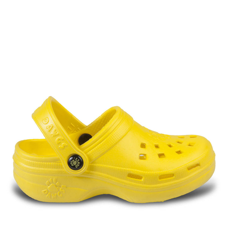 dawgs Kids' Beach Dawgs Clogs - Yellow