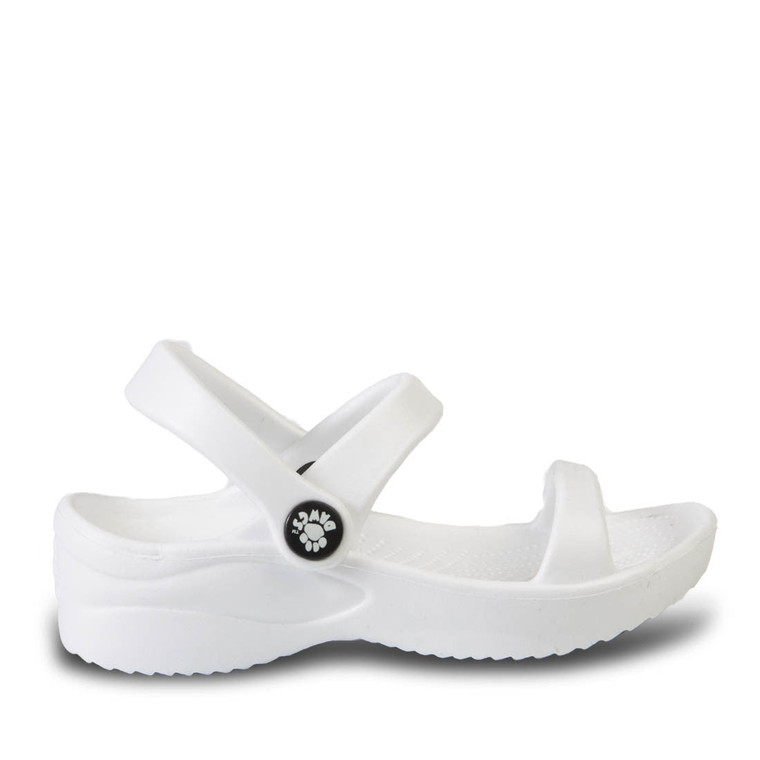 dawgs Toddlers' 3-Strap Sandals - White