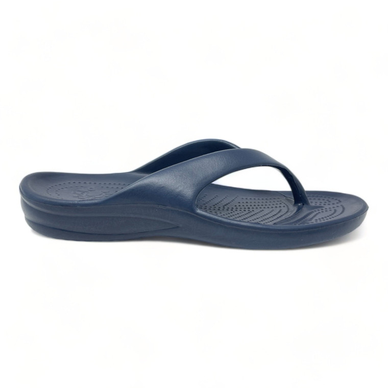dawgs Women's Flip Flops - Navy