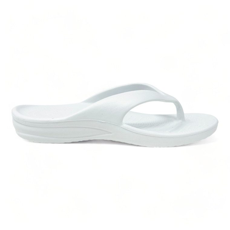 dawgs Women's Flip Flops - White
