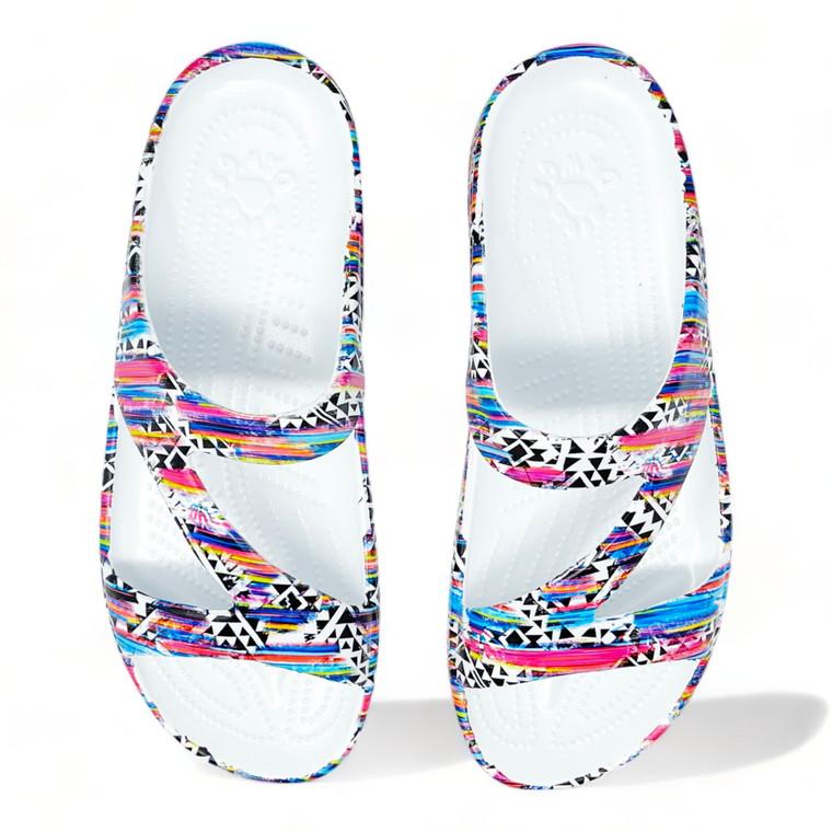 Dawgs Women's PAW Print Z Sandals - Azteca