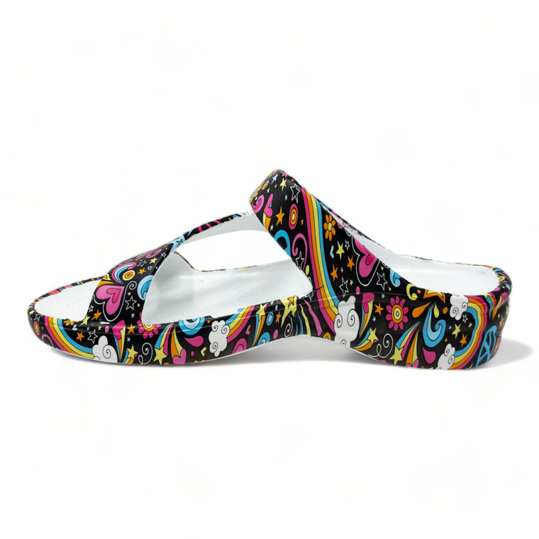 Dawgs Women's PAW Print Z Sandals - Feelin' Groovy