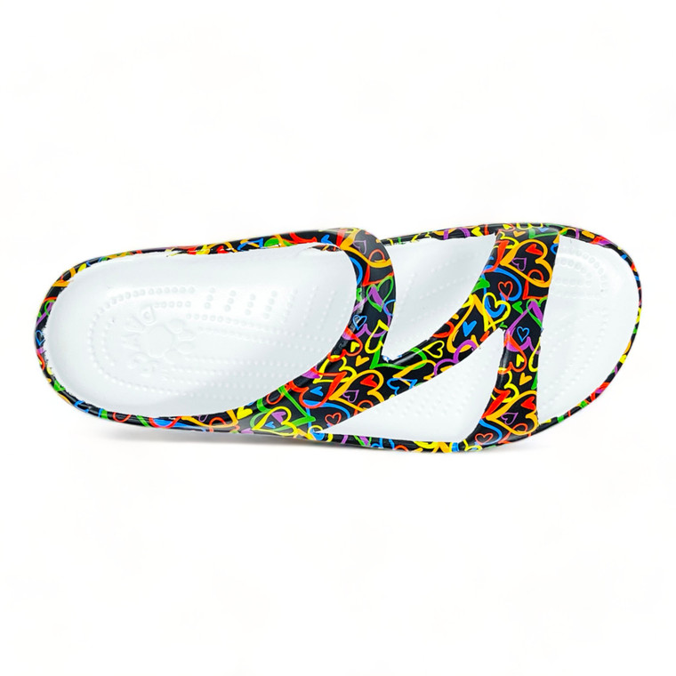 Dawgs Women's PAW Print Z Sandals - Luv Generation