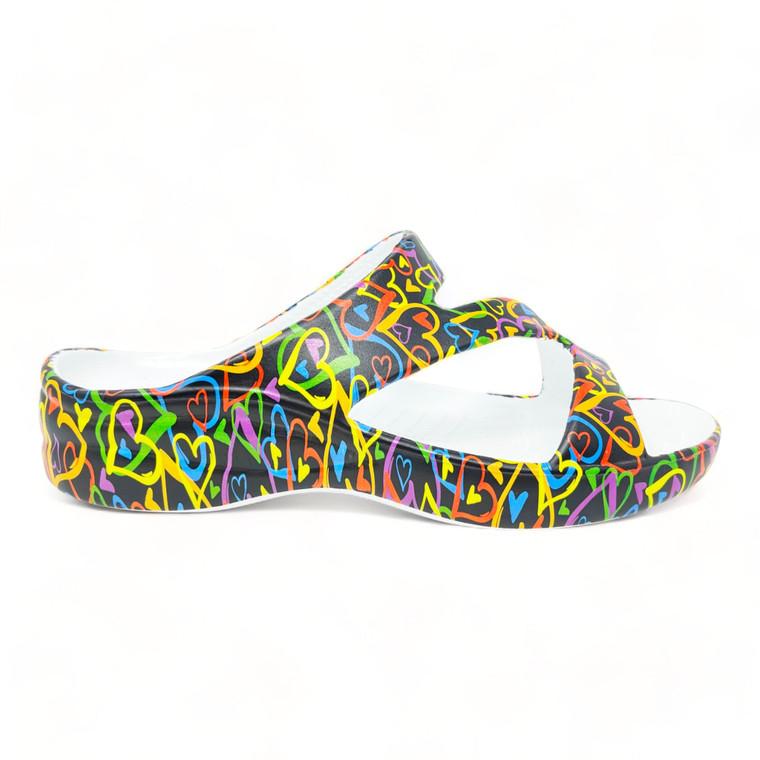 dawgs Women's PAW Print Z Sandals - Luv Generation