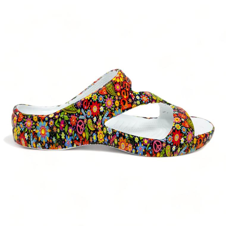 dawgs Women's PAW Print Z Sandals - Peace Out