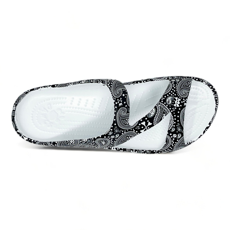 Dawgs Women's PAW Print Z Sandals - Pirate Paisley