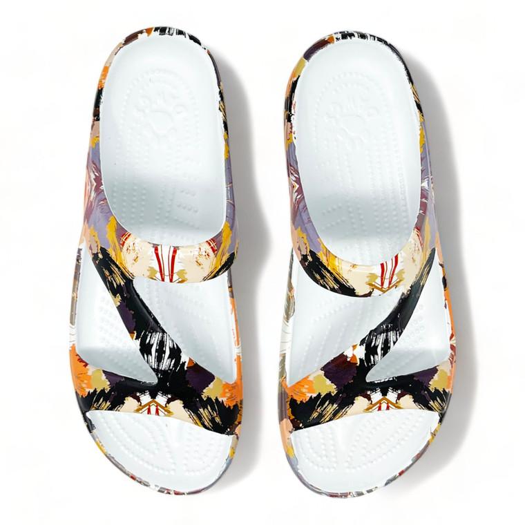 Dawgs Women's PAW Print Z Sandals - Rare Earth