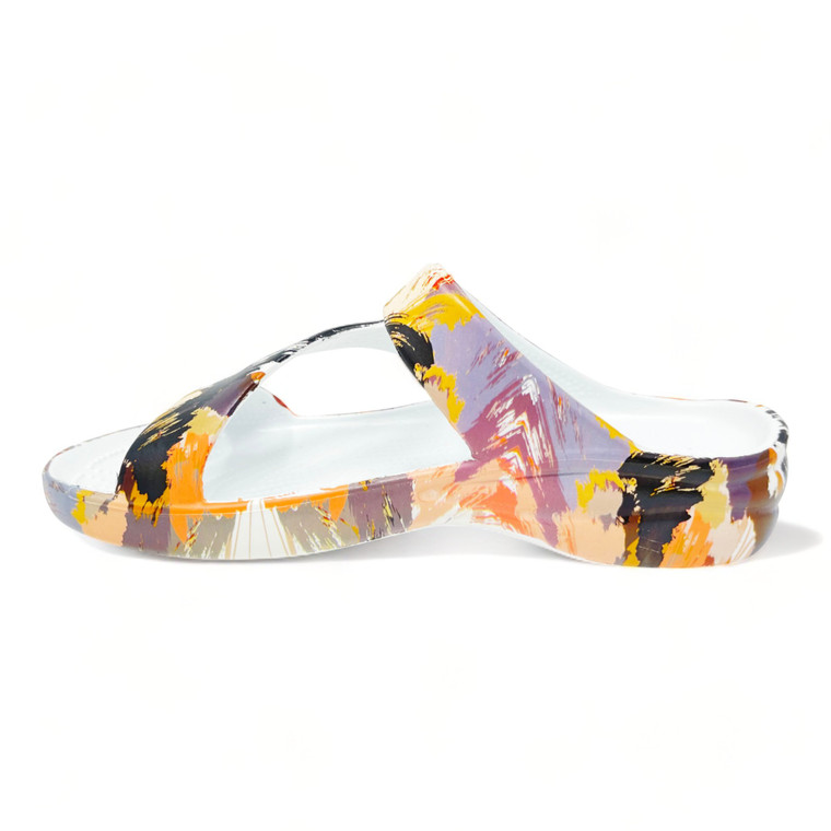 Dawgs Women's PAW Print Z Sandals - Rare Earth